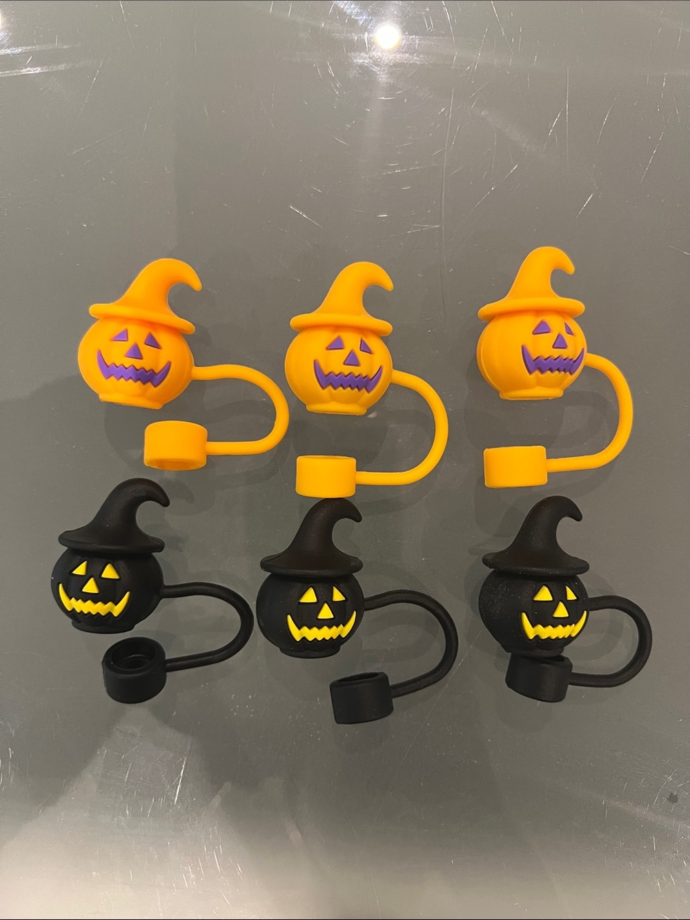 Halloween Straw Toppers NWT